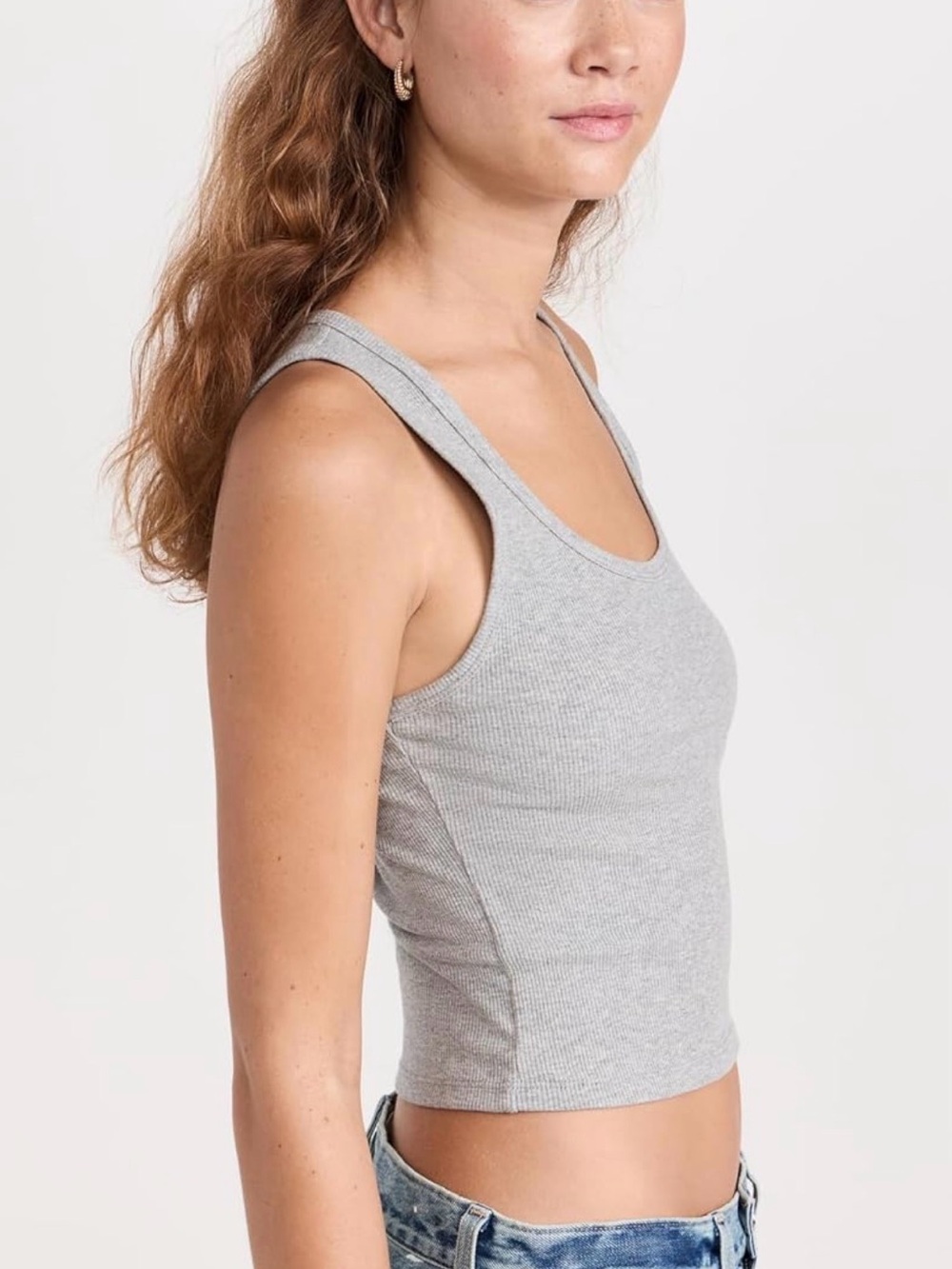 Z Supply Women's Essy Rib Tank White - Picture 5 of 8